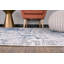 Tapis gris / bleu / ivoire Willington-1683043361