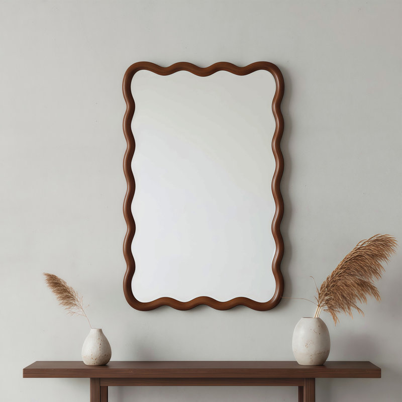 Miroir décoratif 20 po x 30 po, Dark Walnut