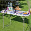 Rectangle 120cm Folding Trestle Table for Picnic, BBQ White