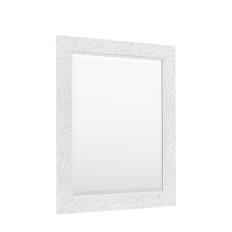 Margret Botanical Rectangle Mirror 51cmx61cm, Beige