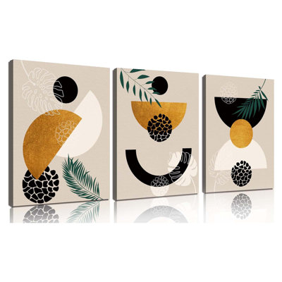3 Piece Wrapped Canvas Wall Art