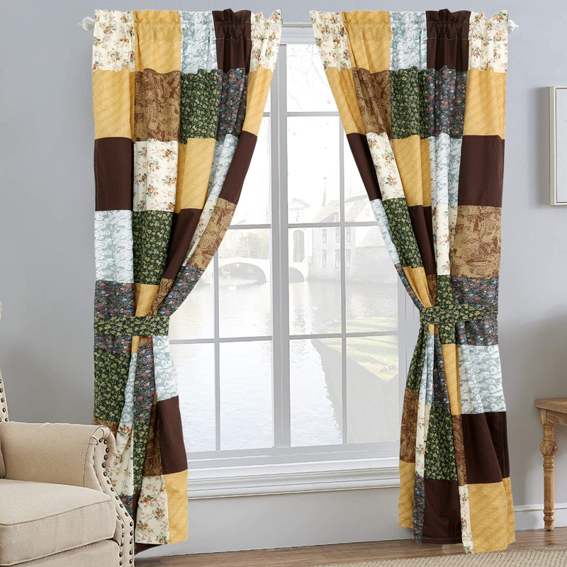 Gavrilin Semi Sheer Curtain Panel Pair