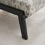 Fauteuil de salon Mid-Century moderne - Coussin de siège - pour le salon, le bureau (beige et gris)