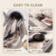 Tapis Barlow moderne à poils courts, style aquarelle abstraite, gris et noir, lavable en machine, antidérapant, pour intérieur et extérieur, adapté aux animaux domestiques, idéal pour le salon, la chambre, la salle à manger, l'entrée, le corridor ou le bureau.-1471795869