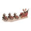 Transpac Resin 14.5 in. Multicolor Christmas Reindeer Santa Sleigh