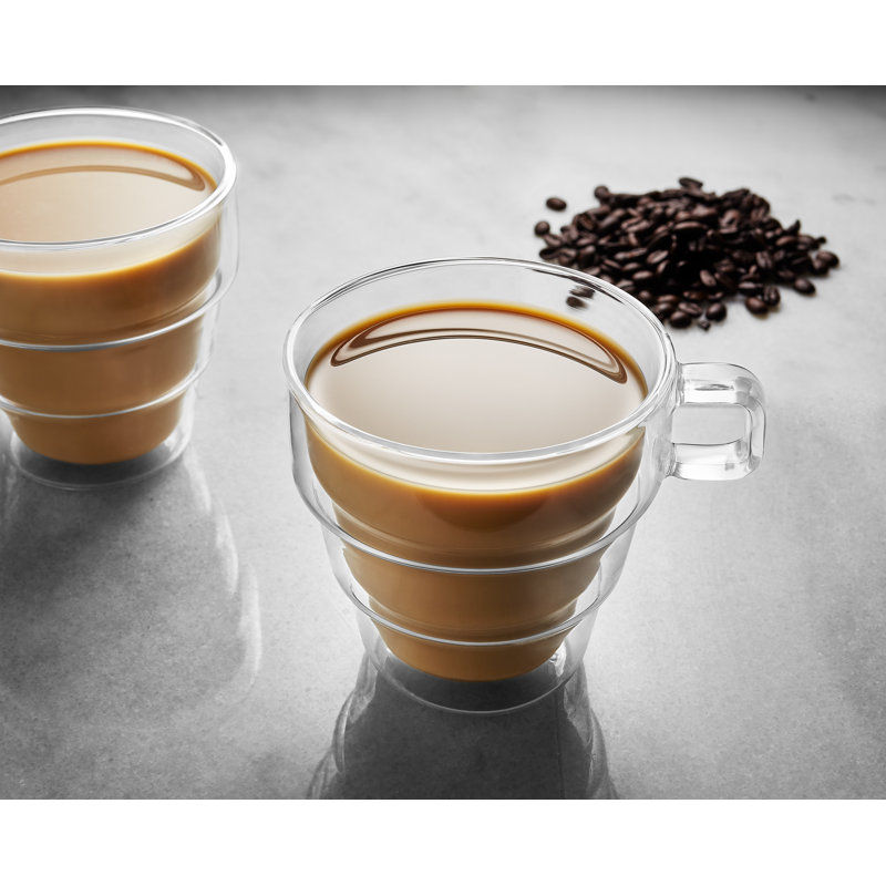 Tasses à café en verre JoyJolt Pila, 16 oz