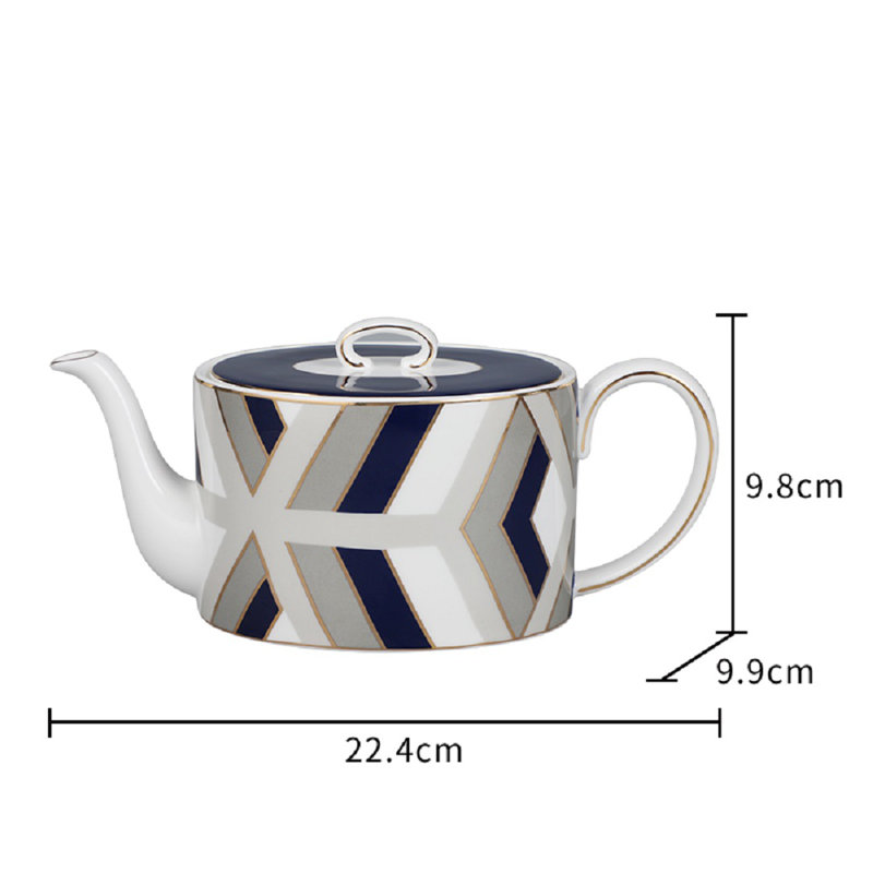 Elegance In Porcelain Tea Service - 600 Cc Tea Pot