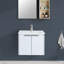  Meuble-lavabo mural avec lavabo
