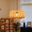 Luminaire suspendu 1 lumière en bois naturel