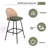 Upholstered Rattan Back Counter & Bar Stool-1162072347