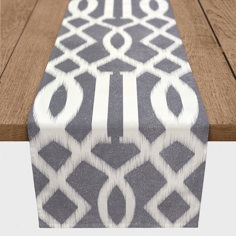 Jak-John Table Runner, 72" x 16", Dark Gray