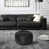 Black Faux Leather