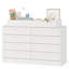 Commode à langer avec 8 tiroirs, rangement pour chambre de bébé, commode pour bébé, armoire de rangement en bois-521220326