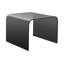 Tonia Glass Top Sled End Table
