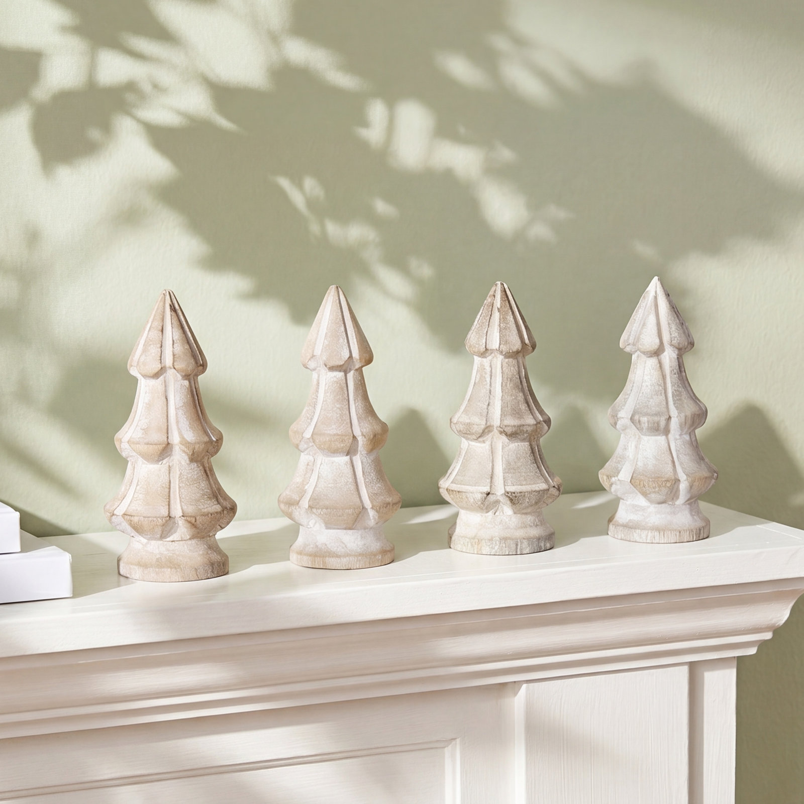 Mango Wood Tabletop Tree Set
