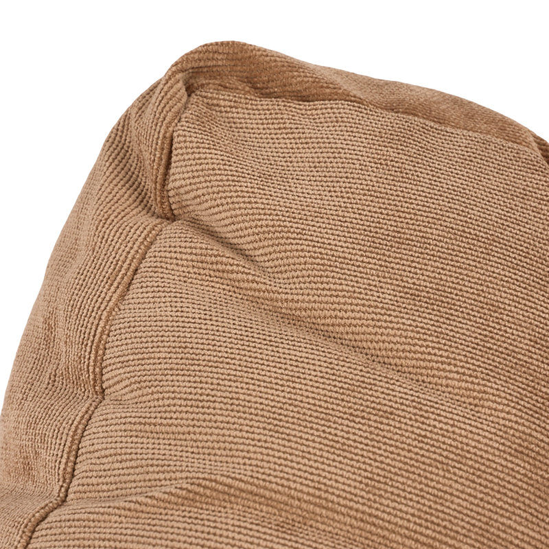 Corduroy Chair Cushion, Light Coffee