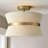 2 - Light Semi Flush Mount