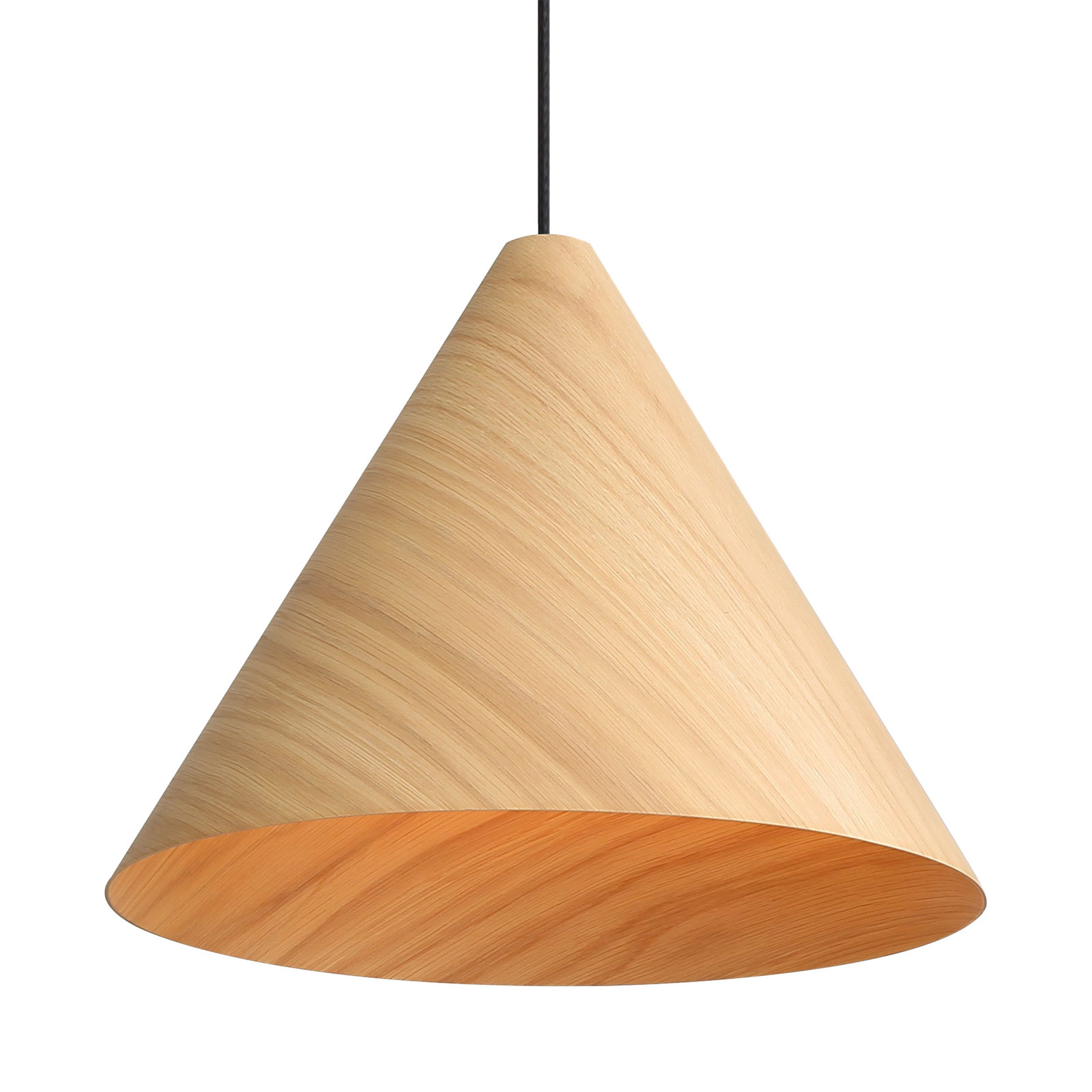 Dimmable 2-Light Pendant, Light Walnut