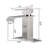 Single Handle Stainless Steel Bathroom Sink Faucet-111170928