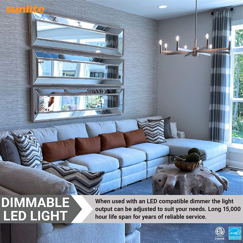 4.5 Watt (40 Watt Equivalent), B11 LED, Dimmable Light Bulb, E12/Candelabra Base, Daylight