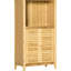 Armoire - Rendez votre rangement de salle de bain et de salon plus efficace grâce à ses portes à tablettes multiples