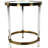 Duong Mirrored Glass Top End Table