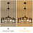 Bossley 6 - Light Dimmable Sputnik Geometric Drum Chandelier-1512385245