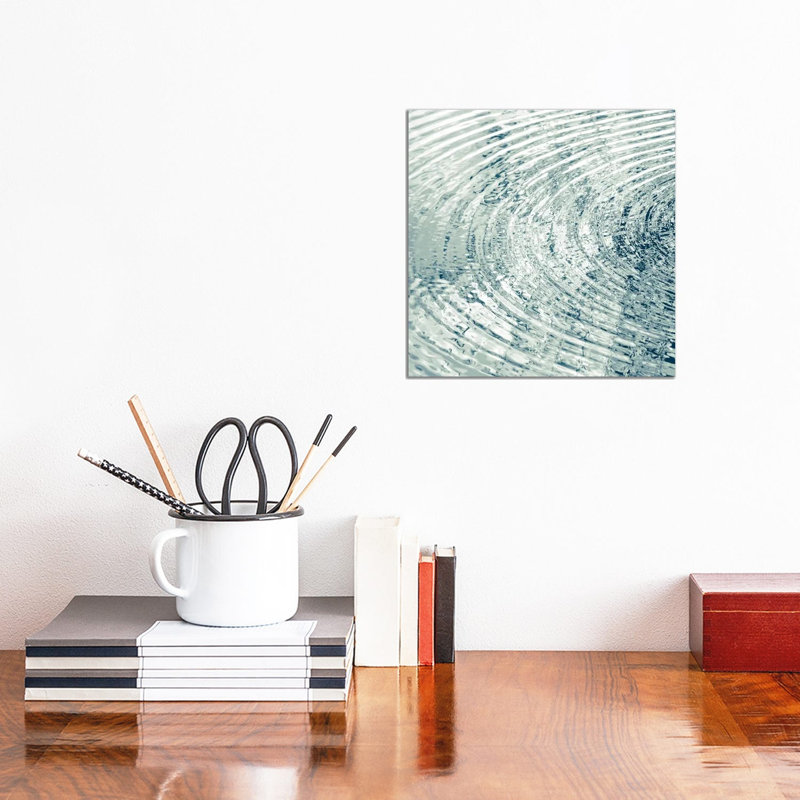 Ripples Aqua I by Maggie Olsen - Wrapped Canvas Print, 30.48 cm H x 30.48 cm W