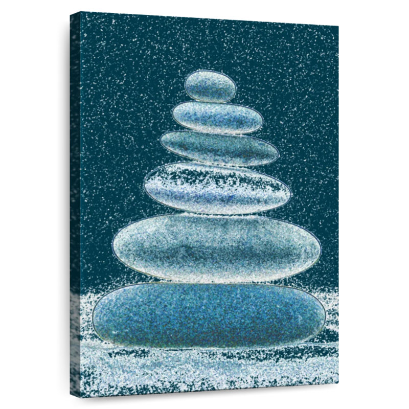 Alvord Winter Stone Stack, 36" H x 24" W