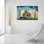  «Taj Mahal Perspectiva» par Pedro Gavidia, art mural en verre acrylique, 36 po x 24 po