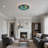 15.6 Inch Tiffany Style Ceiling Light - E26 Bulb Base/wall Control - Ceiling Light Fixtures