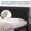 Lit rembourré avec 2 tables de chevet - Ensemble de chambre à coucher moderne-365710925-365710961