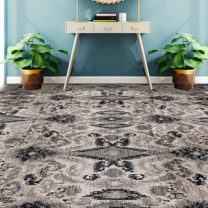 Area Rug in Green