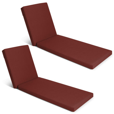  Special Size Covers Only, 2Pcs Outdoor Olefin Chaise Lounge Cushion Cover