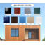 Vertical Backlit Modern Address Plaque (4" Numbers - 4 Characters) - Roman Bronze/White-125781318-125781327-129345787