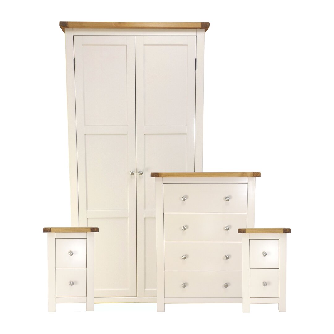 Wycombe 4 Piece Bedroom Set green,white