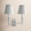 Ellean 2 Light Dimmable Candle Wall Light