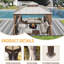 Pavillon de jardin permanent avec double toit en polycarbonate-2059144945