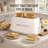 Classic Retro 4- Slice Toaster, Cream-131111992
