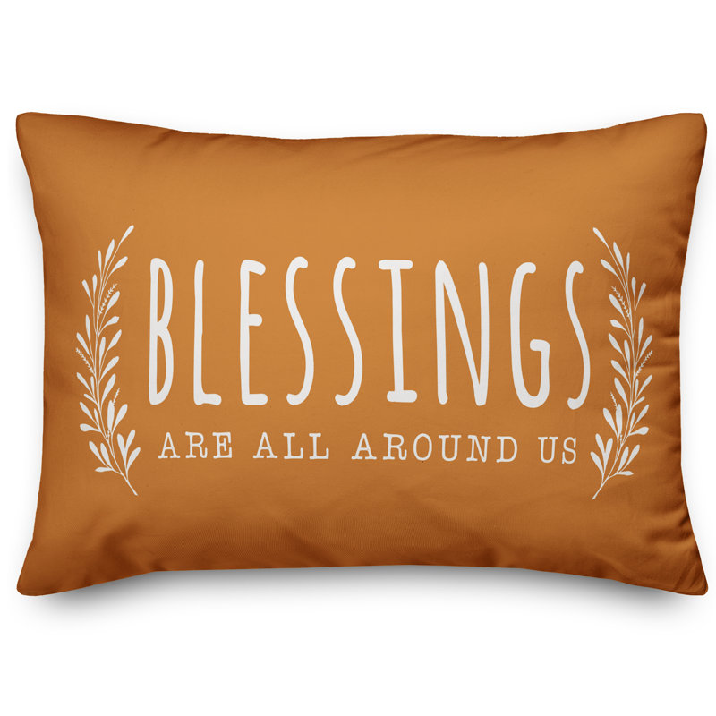  Coussin Blessings Are All Around Us