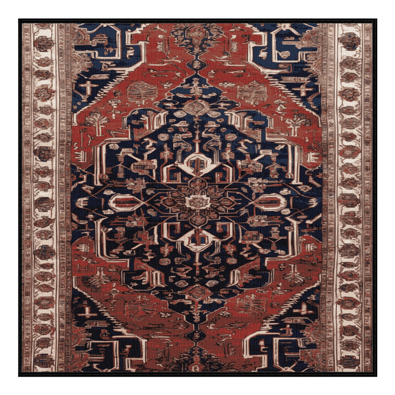 Tapis brun lavable à la machine