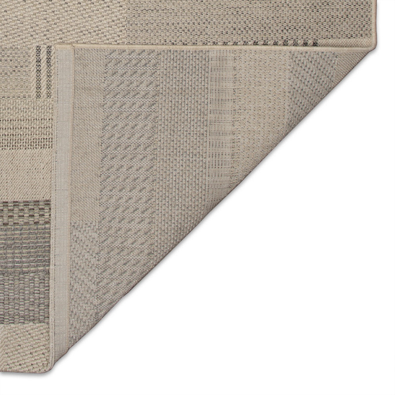 Tapis intérieur / extérieur Camina Bands, Rectangle 3 pi 3 po x 4 pi 11 po