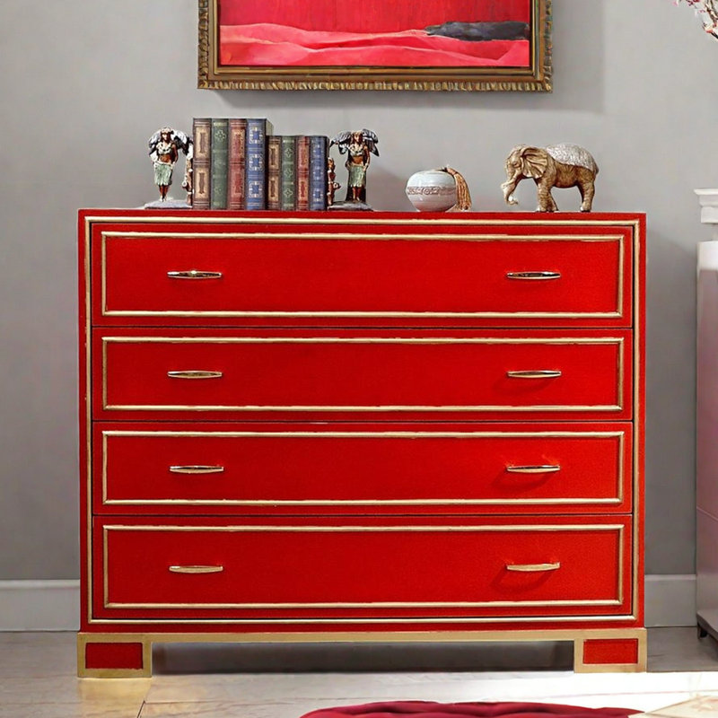 American four-bucket side cabinet