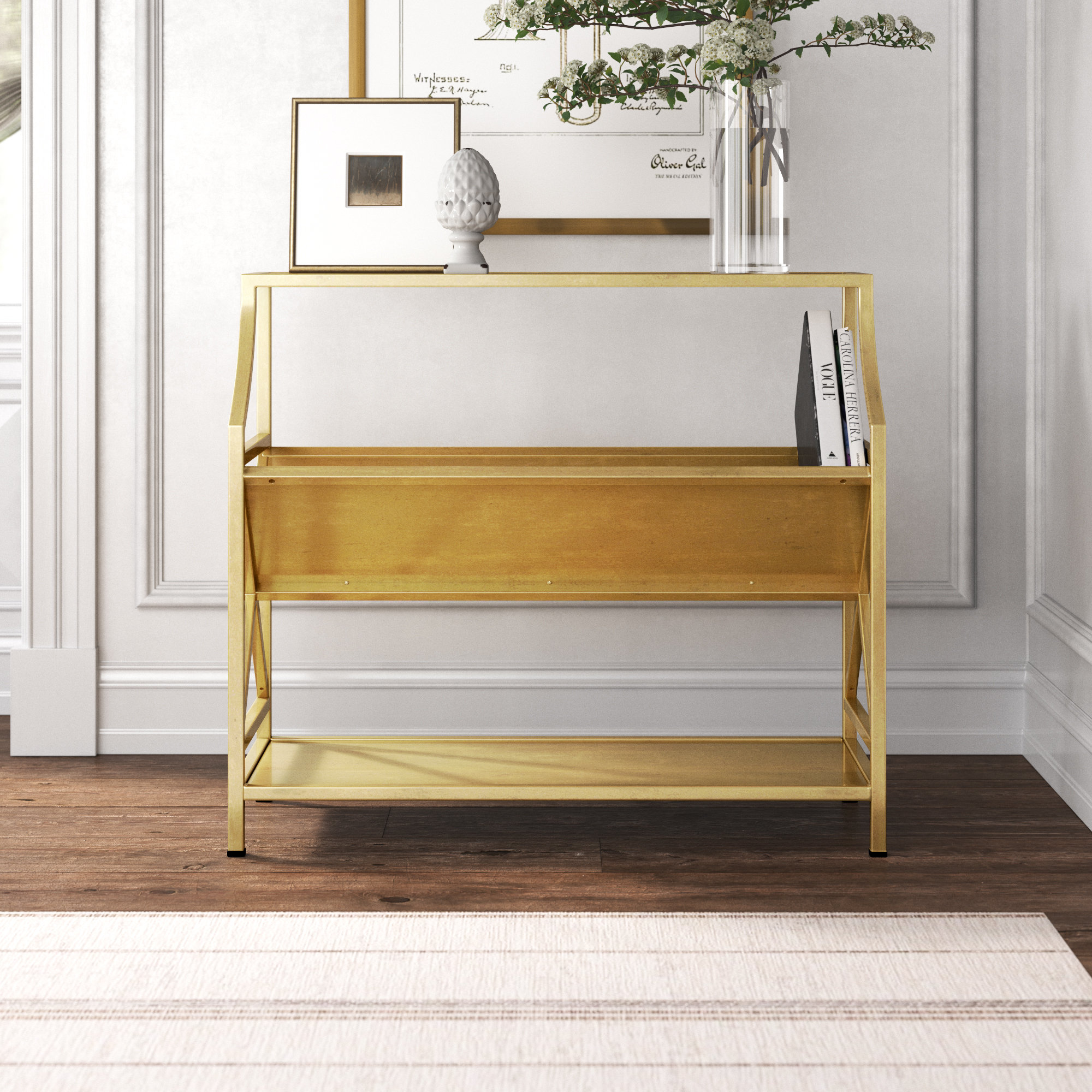 Brass Etagere Bookcases You'll Love - Wayfair Canada