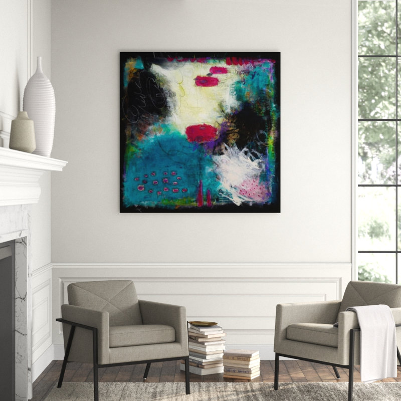 Bathing In Blue Print by Ann Golumbuk, Outdoor, 54" H x 54" W