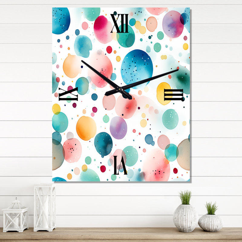 Janah - Horloge murale moderne, Moyen