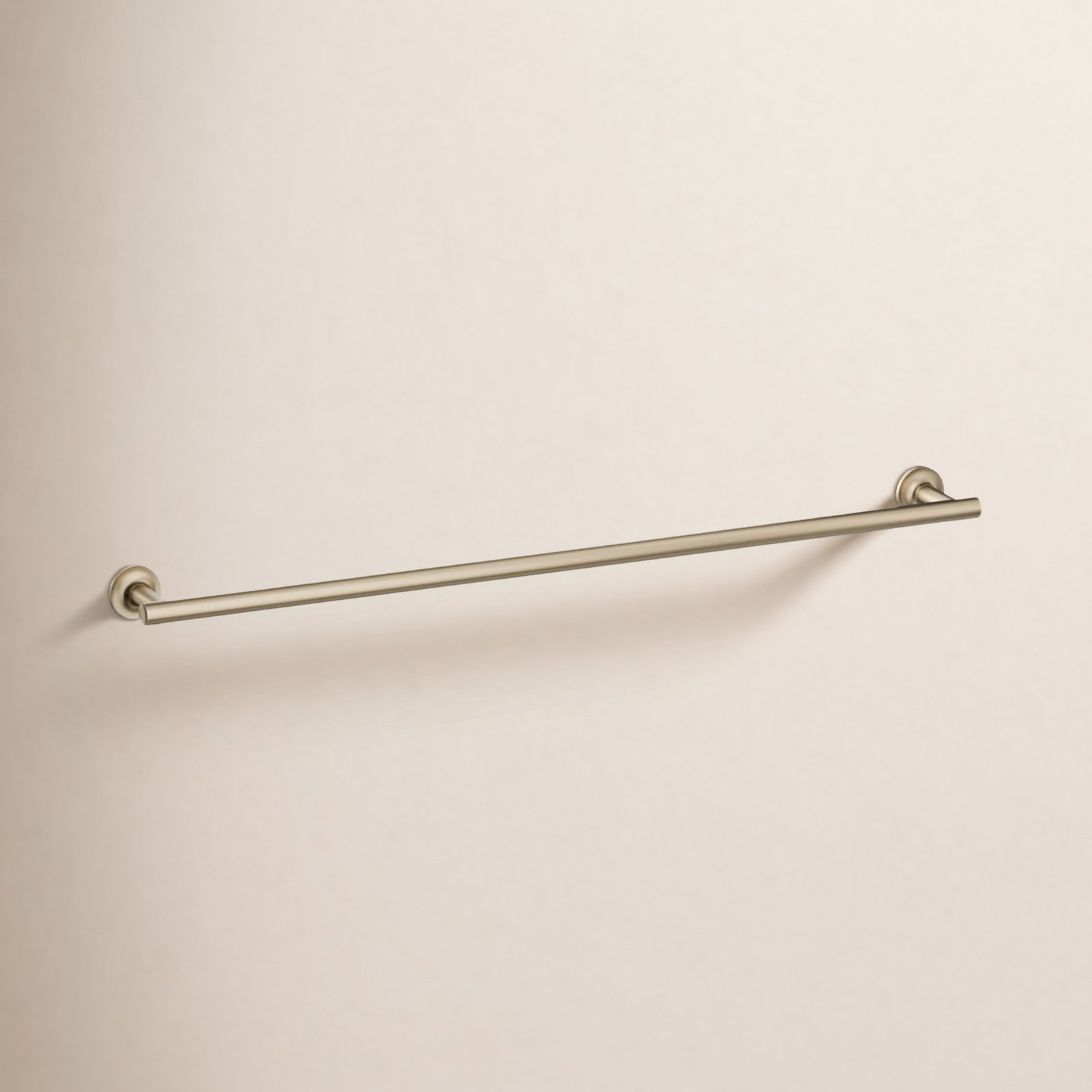 Purist 30" Wall Mounted Towel Bar, Vibrant Brushed Bronze, 1.88" H x 30" L x 3.25" D