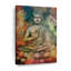 Bouddha assis en couleurs sur toile-137972880