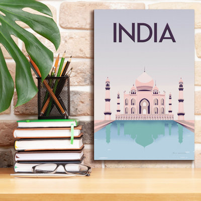 «India» par Omar Escalante, art mural sur toile