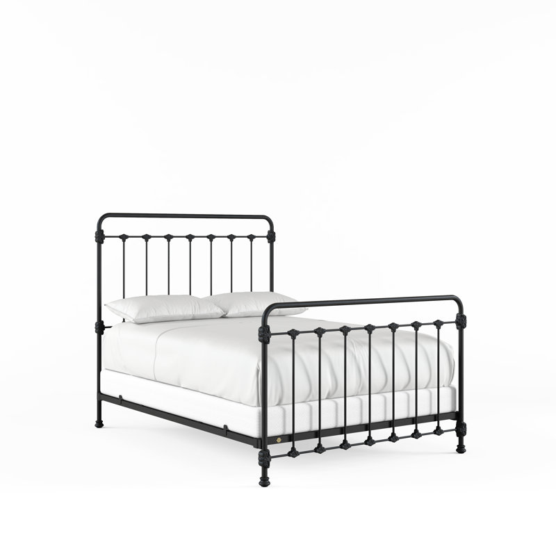 160 Picket Fence Bed | Complete Standard, Gunmetal, Queen